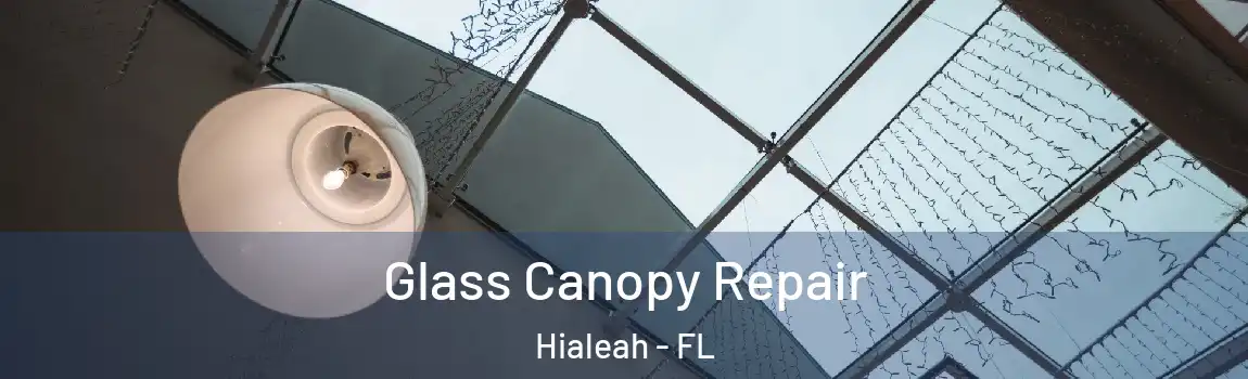 Glass Canopy Repair Hialeah - FL